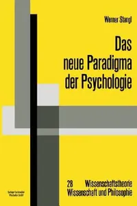 Buy Das Neue Paradigma Der Psychologie (English, Werner Stangl) — BookShops.in