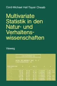 Buy Multivariate Statistik in Den Natur- Und Verhaltenswissenschaften (English, Cord-Michael Haf) — BookShops.in
