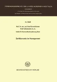 Buy Zeitökonomie Im Management (English, Paul Kevenhörster) — BookShops.in