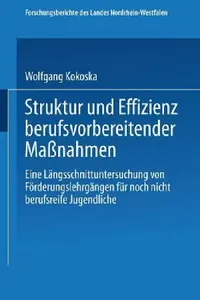 Buy Struktur Und Effizienz Berufsvorbereitender Maßnahmen (English, Wolfgang Kokoska) — BookShops.in