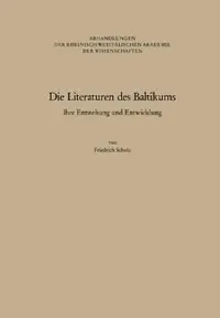 Buy Die Literaturen Des Baltikums (English, Friedrich Scholz) — BookShops.in