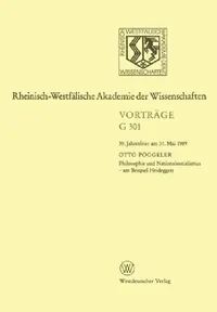 Buy Philosophie und Nationalsozialismus - am Beispiel Heideggers (English, Otto Pöggeler) — BookShops.in