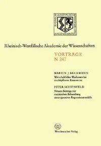 Buy Wirtschaftliches Wachstum Bei Erschöpfbaren Ressourcen (English, Martin J. Beckmann) — BookShops.in