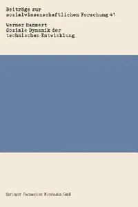 Buy Soziale Dynamik Der Technischen Entwicklung (English, Werner Rammert) — BookShops.in