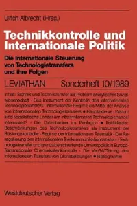 Buy Technikkontrolle Und Internationale Politik (English, Ulrich Albrecht) — BookShops.in