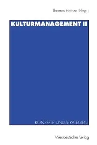 Buy Kulturmanagement II (English, Thomas Heinze) — BookShops.in