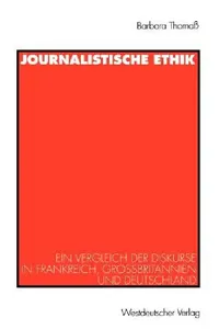 Buy Journalistische Ethik (English, Barbara Thomaß) — BookShops.in