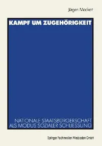 Buy Kampf Um Zugehörigkeit (English, Jürgen Mackert) — BookShops.in