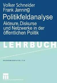 Buy Politikfeldanalyse (English, Volker Schneider | Frank Janning) — BookShops.in