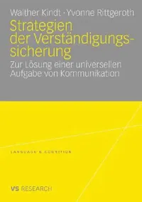 Buy Strategien Der Verständigungssicherung (English, Walther Kindt | Yvonne Rittgeroth) — BookShops.in