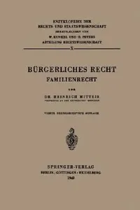 Buy Bürgerliches Recht (English, Heinrich Mitteis) — BookShops.in