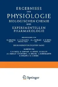 Buy Ergebnisse Der Physiologie Biologischen Chemie Und Experimentellen Pharmakologie (English, O. Krayer | E. Lehnartz | A. V. Muralt) — BookShops.in
