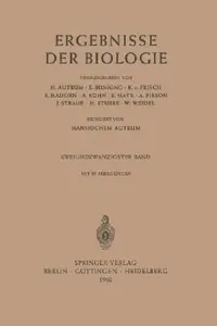 Buy Ergebnisse Der Biologie (English, Hansjochem Autrum | E. Bünning | K. V. Frisch) — BookShops.in