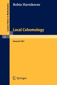 Buy Local Cohomology (English, Robin Hartshorne) — BookShops.in