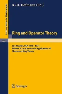 Buy Tulane University Ring and Operator Theory Year, 1970-1971 (English, Karl H. Hofmann) — BookShops.in