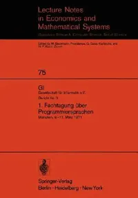 Buy 1. Fachtagung Über Programmiersprachen (English, Hans Langmaack | Manfred Paul) — BookShops.in