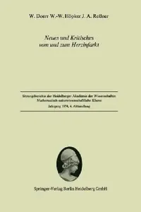 Buy Neues Und Kritisches Vom Und Zum Herzinfarkt (English, W. Doerr | W. -W Höpker | J. a. Roßner) — BookShops.in