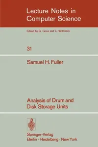 Buy Analysis of Drum and Disk Storage Units (English, S. H. Fuller) — BookShops.in