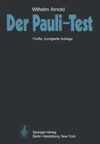 Buy Der Pauli-Test (English, W. Arnold) — BookShops.in
