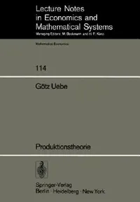 Buy Produktionstheorie (English, J. Fischer | G. Uebe) — BookShops.in