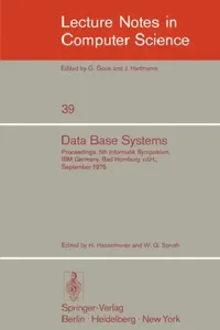 Buy Data Base Systems (English, M. Hasselmeier | W. G. Spruth) — BookShops.in