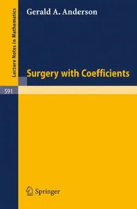 Buy Surgery with Coefficients (English, Gerald A. Anderson) — BookShops.in