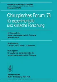 Buy 95. Kongreß Der Deutschen Gesellschaft Für Chirurgie, München, 3. Bis 6. Mai 1978 (English, F. Linder | H. Junghanns | H. -D Röher) — BookShops.in