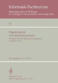 Buy Organisation Von Rechenzentren (English, D. Wall) — BookShops.in