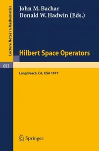 Buy Hilbert Space Operators (English, J. M. Bachar | D. W. Hadwin) — BookShops.in