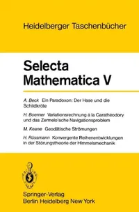 Buy Selecta Mathematica V (English, A. Beck | H. Boerner | M. Keane) — BookShops.in