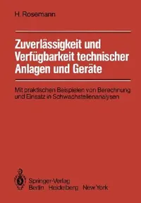 Buy Zuverlässigkeit Und Verfügbarkeit Technischer Anlagen Und Geräte (English, Harald Rosemann) — BookShops.in