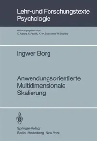 Buy Anwendungsorientierte Multidimensionale Skalierung (English, I. Borg) — BookShops.in