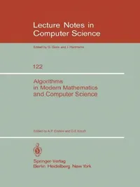 Buy Algorithms in Modern Mathematics and Computer Science (English, A. P. Ershov | D. E. Knuth) — BookShops.in
