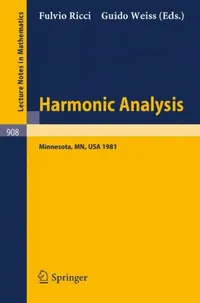 Buy Harmonic Analysis (English, F. Ricci | G. Weiss) — BookShops.in