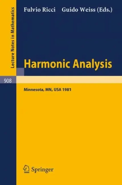 Harmonic Analysis (English, F. Ricci | G. Weiss)