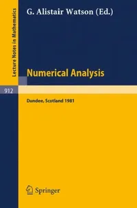 Buy Numerical Analysis (English, G. a. Watson) — BookShops.in