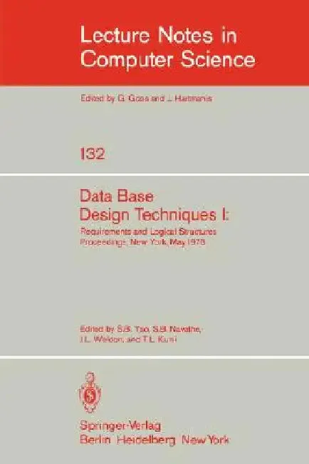 Data Base Design Techniques I (English, S. B. Yao | S. B. Navathe | J. L. Weldon)