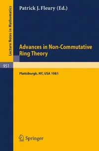 Buy Advances in Non-Commutative Ring Theory (English, P. J. Fleury) — BookShops.in