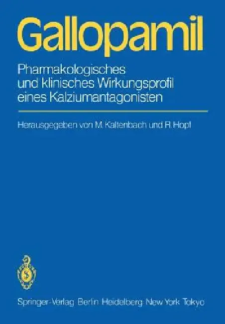 Gallopamil (English, M. Kaltenbach | R. Hopf)