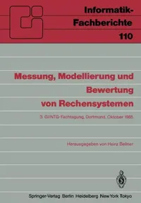 Buy Messung, Modellierung Und Bewertung Von Rechensystemen (English, Heinz Beilner) — BookShops.in