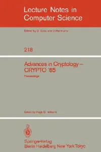 Buy Advances in Cryptology (English, Hugh C. Williams) — BookShops.in