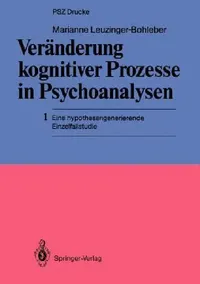 Buy Veränderung Kognitiver Prozesse in Psychoanalysen (English, Marianne Leuzinger-Bohleber) — BookShops.in
