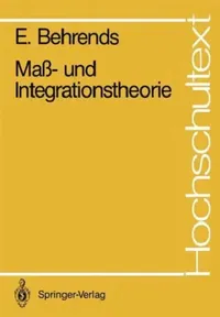 Buy Maß- Und Integrationstheorie (English, Ehrhard Behrends) — BookShops.in