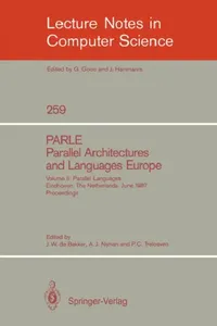Buy Parle Parallel Architectures and Languages Europe (English, Jacobus W. De Bakker | A. J. Nijman | Philip C. Treleaven) — BookShops.in