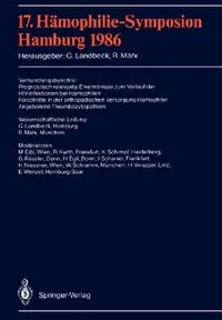 Buy 17. Hämophilie-Symposion (English, M. Eibl | Günter Landbeck | R. Kurth) — BookShops.in