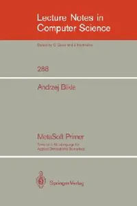 Buy Metasoft Primer (English, Andrzej Blikle | D. Barstow | W. Brauer) — BookShops.in
