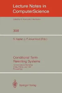 Buy Conditional Term Rewriting Systems (English, Stephane Kaplan | Jean-Pierre Jouannaud) — BookShops.in