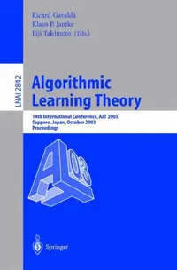 Buy Algorithmic Learning Theory (English, Ricard Gavalda | Klaus P. Jantke | Eiji Takimoto) — BookShops.in