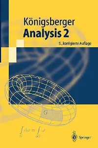 Buy Analysis 2 (English, Konrad Königsberger) — BookShops.in