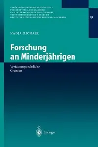 Buy Forschung an Minderjährigen (English, Nadja Michael) — BookShops.in